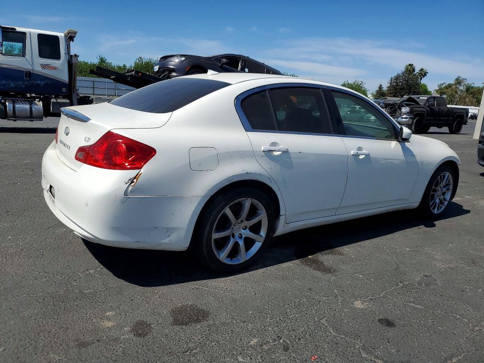2011 Infiniti G37 VIN JN1CV6AP3BM304743 COPART salvage auction — FRONT END, CA - SALVAGE CERTIFICATE, sold $1,350 on 2026-07-16 (photo 3)