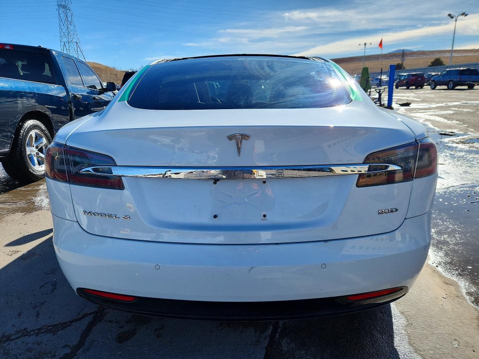 2016 Tesla Model s VIN 5YJSA1E27GF164945 COPART salvage auction — FRONT END, Co - Public - Salvage Title, sold $3,700 on 2026-07-27 (photo 6)