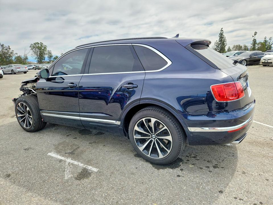 2018 Bentley Bentayga VIN SJAAC2ZV8JC021752 COPART salvage auction — FRONT END, Ca - Salvage Certificate, sold $4,700 on 2026-07-21 (photo 2)