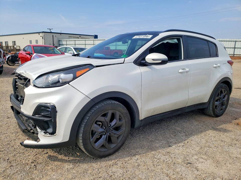 2022 Kia Sportage VIN KNDP63AC7N7948837 COPART salvage auction — FRONT END, Va - Cert Of Title - Salvage, sold $4,050 on 2026-07-10 (photo 1)