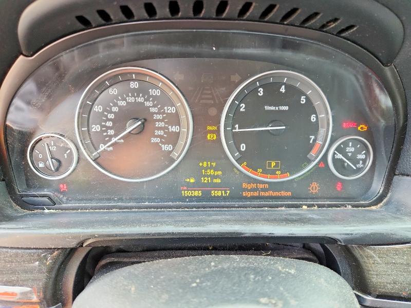 2011 BMW 5 series VIN WBAFU7C58BC869636 COPART salvage auction — FRONT END, Tx - Certificate Of Title, sold $900 on 2026-07-09 (photo 9)
