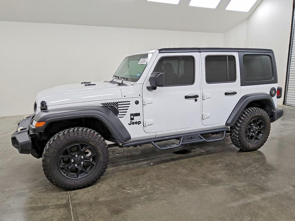 2025 Jeep Wrangler / VIN 1C4PJXDN3SW552358 COPART salvage auction — MINOR DENT/SCRATCHES, Tx - Certificate Of Title, sold $23,500 on 2026-07-09 (photo 1)