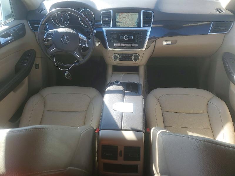2015 Mercedes-benz M-klasse VIN 4JGDA5HB0FA474126 COPART salvage auction — FRONT END, Co - Salvage Title, sold $4,450 on 2026-07-04 (photo 8)