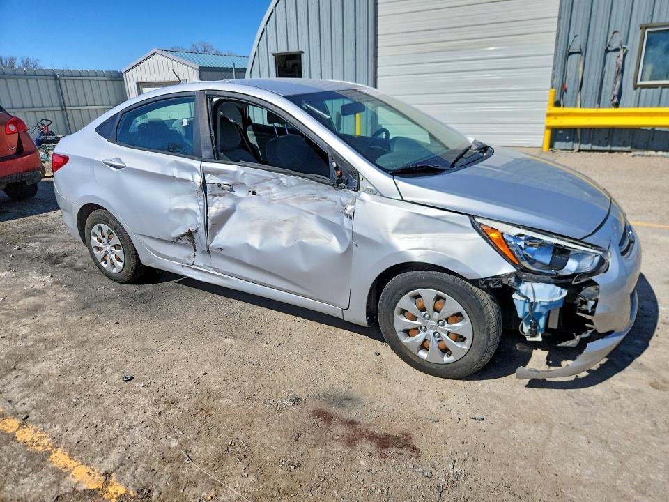 2017 Hyundai Accent VIN KMHCT4AE8HU219519 COPART salvage auction — SIDE, Ks - Cert Of Title-Salvage, sold $800 on 2026-07-08 (photo 4)