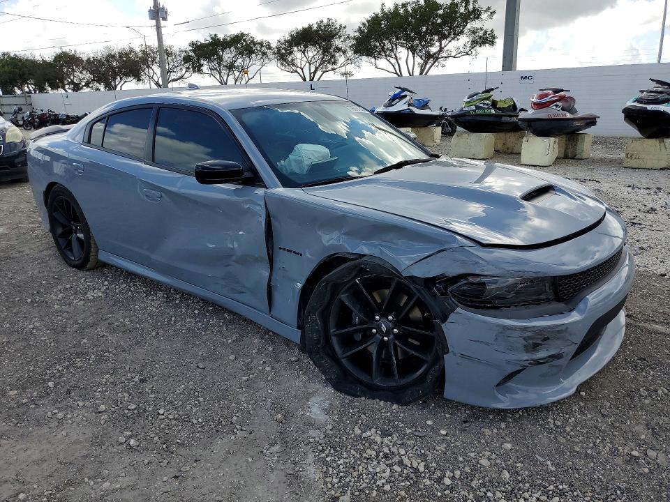 2022 Dodge Charger VIN 2C3CDXCT0NH193113 COPART salvage auction — FRONT END, Salvage Title, sold $5,800 on 2026-08-05 (photo 4)