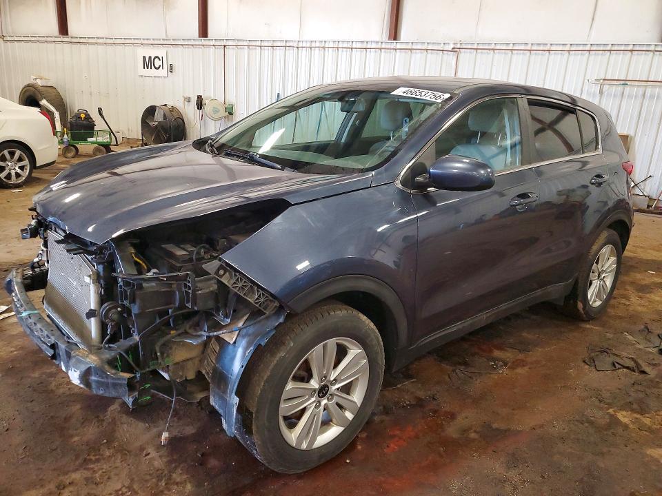 2019 Kia Sportage VIN KNDPMCAC2K7613079 COPART salvage auction — FRONT END, Mi - Certificate Of Title, sold $2,600 on 2026-07-17 (photo 1)