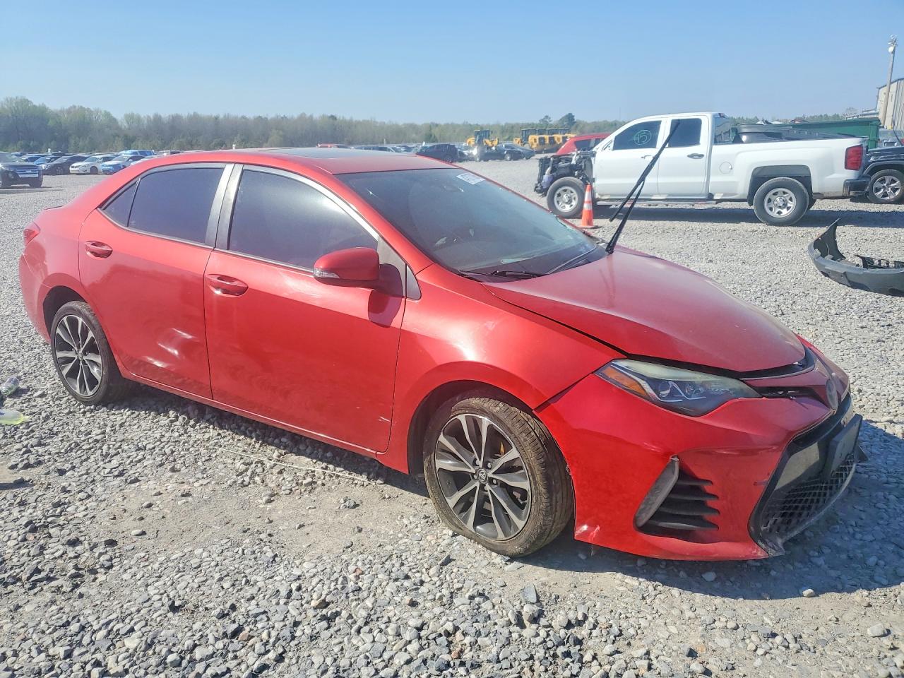2017 Toyota Corolla VIN 5YFBURHE1HP725304 COPART salvage auction — Front End, TN - SALVAGE CERTIFICATE, sold $1,750 on 2026-07-09 (photo 4)