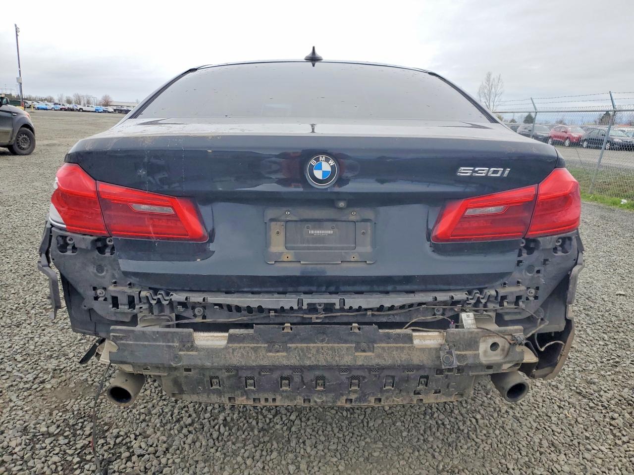 2018 BMW 5 Series VIN WBAJA5C55JWA57637 COPART salvage auction — Side, OR - SALVAGE TITLE CERTIFICATE, sold $4,250 on 2026-06-30 (photo 6)