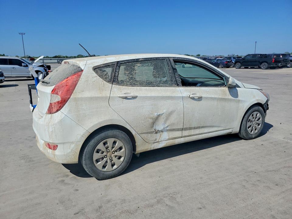 2015 Hyundai Accent VIN KMHCT5AE9FU225493 COPART salvage auction — FRONT END, Salvage Title, sold $175 on 2026-07-23 (photo 3)