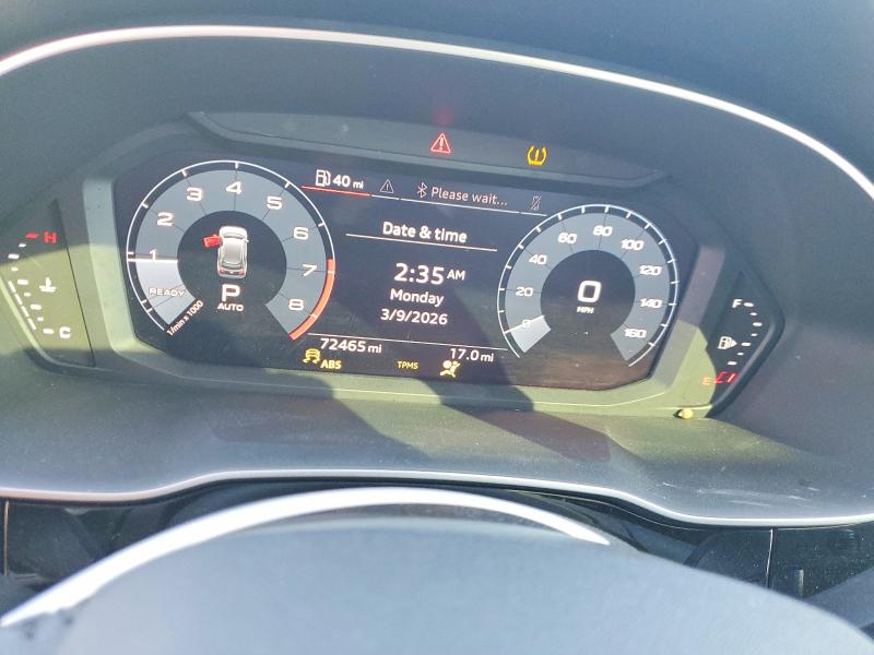 2020 Audi Q3 VIN WA1AECF3XL1111530 COPART salvage auction — SIDE, Salvage Title, sold $300 on 2026-07-24 (photo 9)