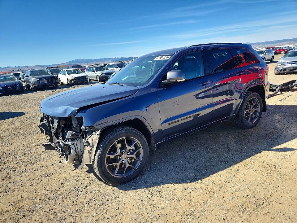 2021 Jeep Cherokee VIN 1C4RJFBG7MC801952 COPART salvage auction — FRONT END, Wv - Salvage Certificate, sold $2,100 on 2026-07-28 (photo 1)