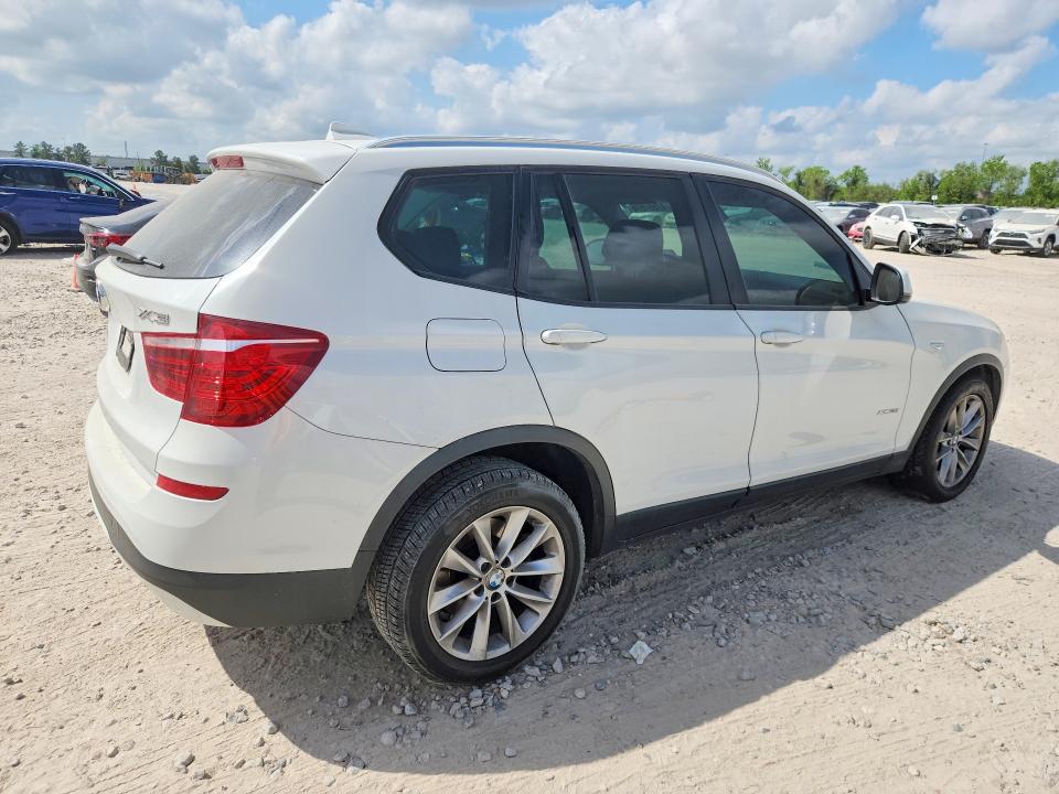 2017 BMW X3 VIN 5UXWX9C32H0T20883 COPART salvage auction — FRONT END, Tx - Salvage Vehicle Title, sold $2,300 on 2026-07-21 (photo 3)