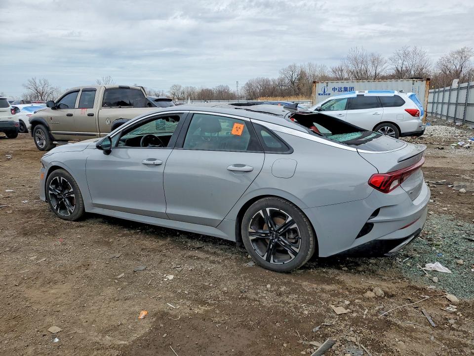 2022 Kia K5 VIN 5XXG64J20NG118317 COPART salvage auction — HAIL, IL - CERTIFICATE OF TITLE, sold $4,450 on 2026-07-22 (photo 2)