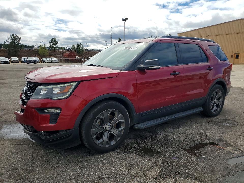 2018 Ford Explorer sport trac VIN 1FM5K8GT4JGC12211 COPART salvage auction — FRONT END, SC - CERTIFICATE OF TITLE, sold $3,400 on 2026-07-09 (photo 1)