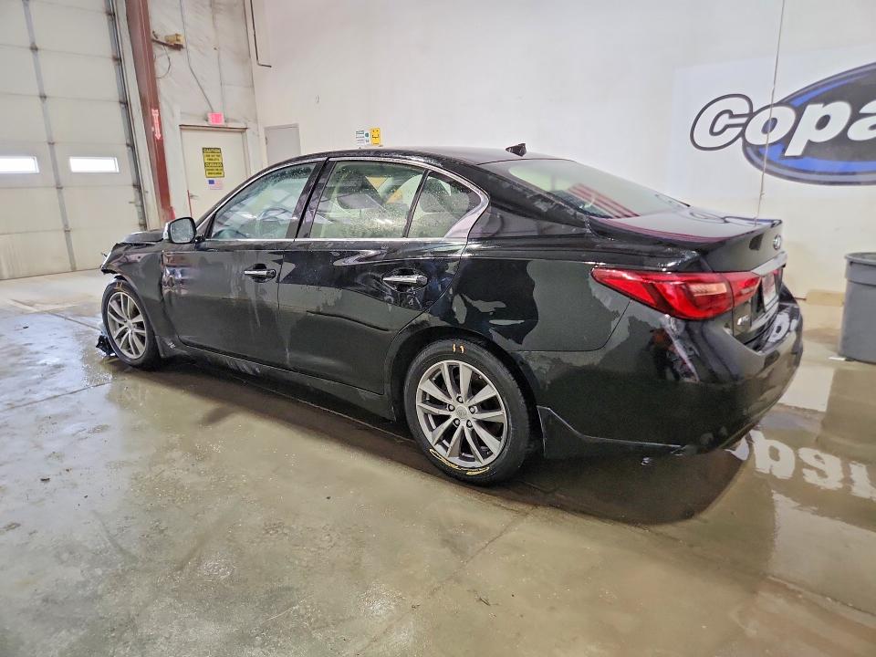 2021 Infiniti Q50 VIN JN1EV7AR4MM751956 COPART salvage auction — FRONT END, Wv - Salvage Cert - Flood Damaged, sold $725 on 2026-07-02 (photo 2)