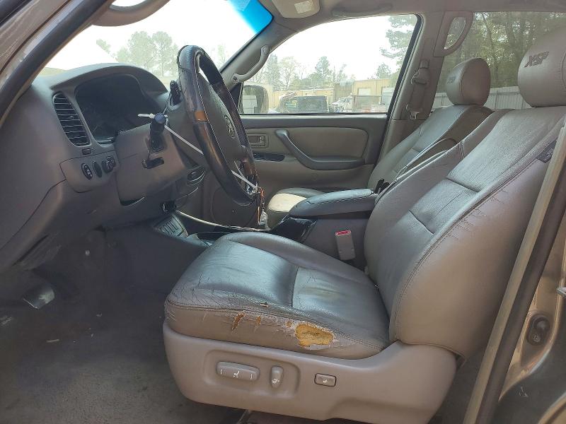 2007 Toyota Sequoia VIN 5TDZT34A77S292708 COPART salvage auction — FRONT END, Nc - Salvage Cert-Rebuilt, sold $850 on 2026-07-06 (photo 7)