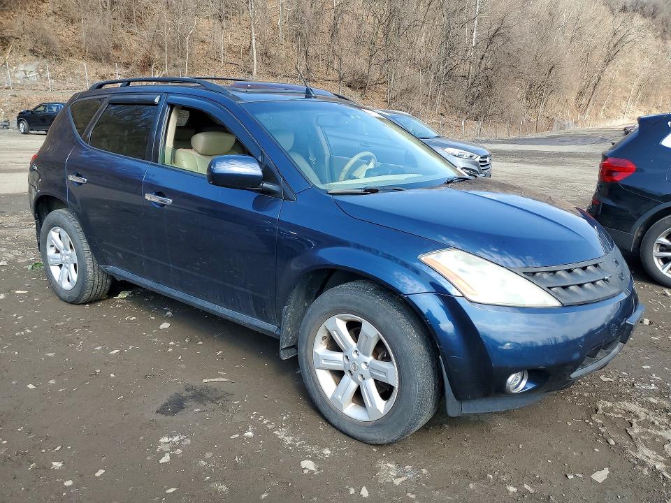 2006 Nissan Murano VIN JN8AZ08W66W550526 COPART salvage auction — MINOR DENT/SCRATCHES, Ny - Certificate Of Title, sold $750 on 2026-07-23 (photo 4)