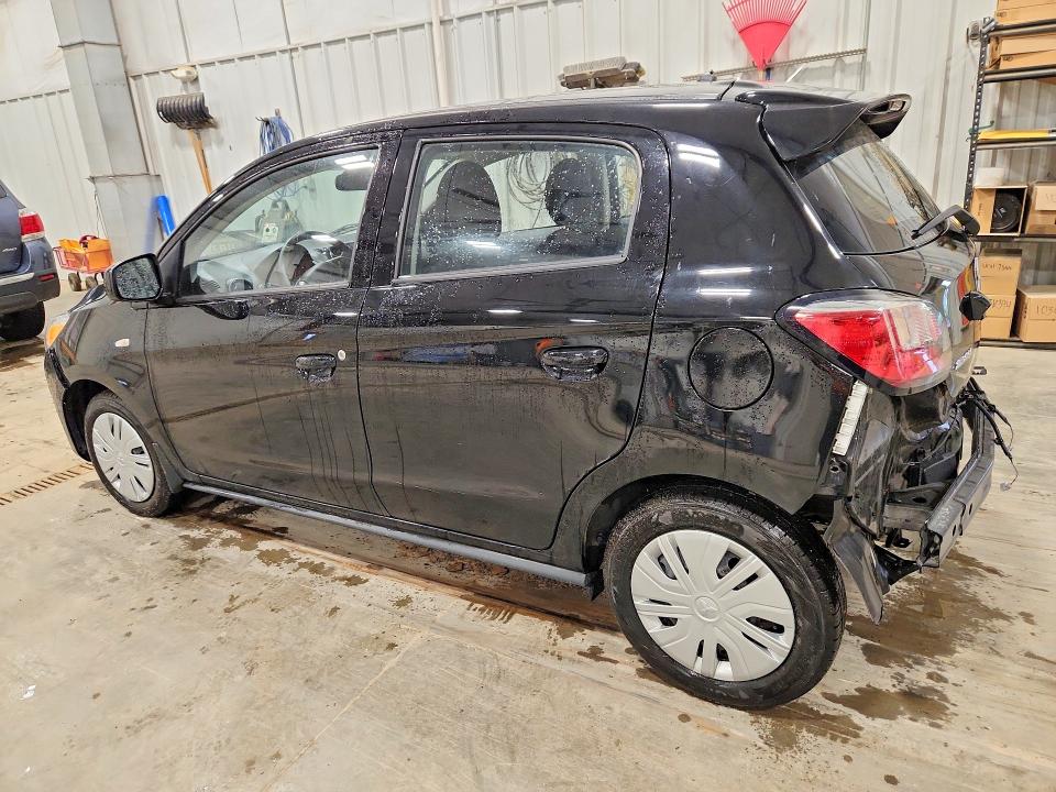 2024 Mitsubishi Mirage VIN ML32AUHJ2RH003509 COPART salvage auction — REAR END, Wv - Salvage Certificate, sold $1,050 on 2026-07-07 (photo 2)