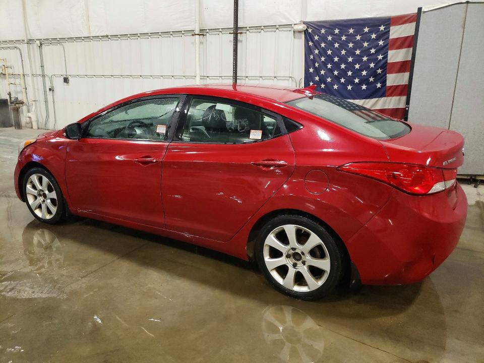 2013 Hyundai Elantra VIN KMHDH4AEXDU943115 COPART salvage auction — FRONT END, MN - PARTS VEHICLE BILL OF SALE, sold $275 on 2026-07-27 (photo 2)