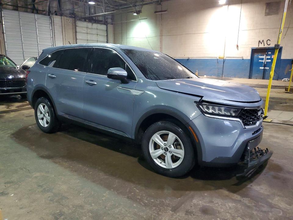 2022 Kia Sorento VIN 5XYRGDLC5NG085239 COPART salvage auction — FRONT END, MI - CERT OF TITLE-SALVAGE VEHICLE, sold $300 on 2026-07-28 (photo 4)