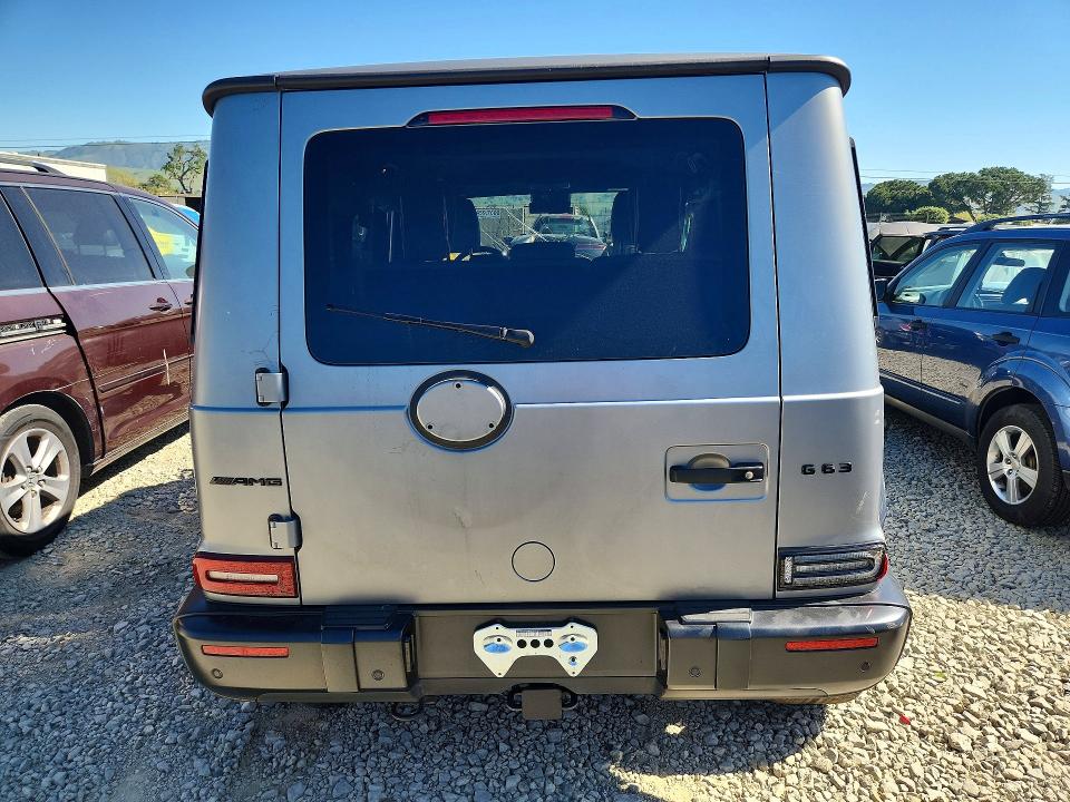 2021 Mercedes-benz G-class VIN W1NYC7HJ3MX381137 COPART salvage auction — ROLLOVER, Ca - Non-Repairable Vehicle Cert, sold $80,500 on 2026-07-28 (photo 6)