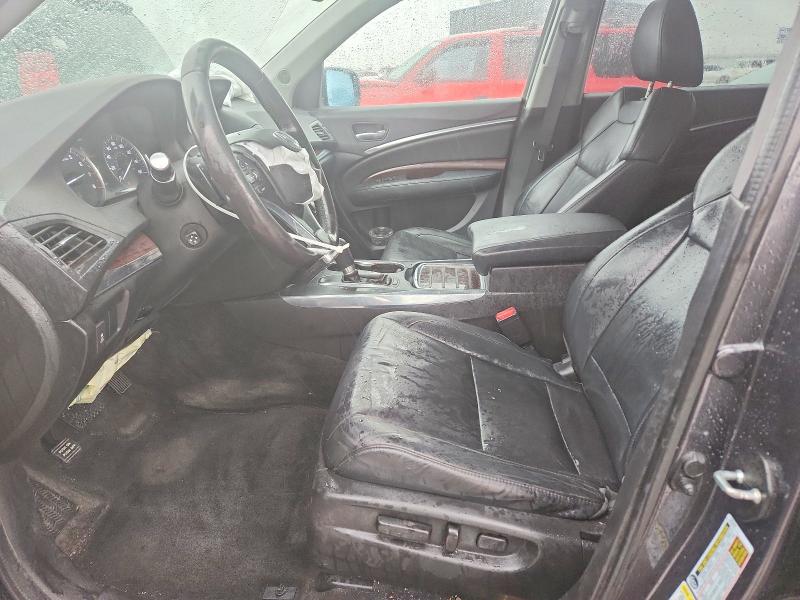 2014 Acura Mdx VIN 5FRYD4H26EB003092 COPART salvage auction — FRONT END, Ut - Salvage Certificate, sold $875 on 2026-07-02 (photo 7)