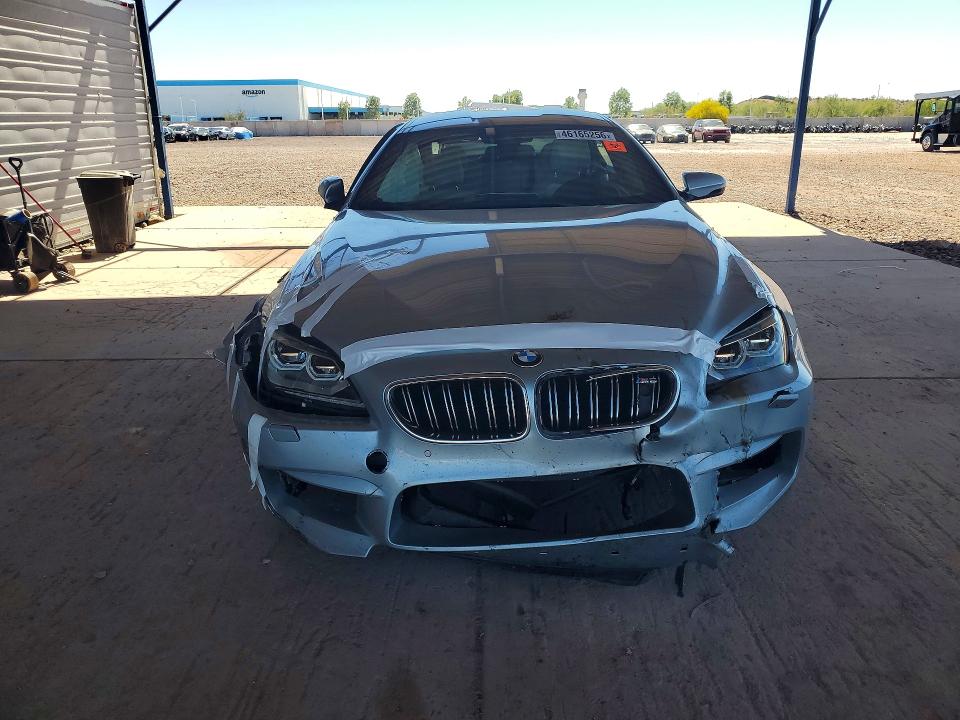 2015 BMW M6 gran coupe VIN WBS6C9C53FD467520 COPART salvage auction — FRONT END, Az - Cert Of Title - Salvage, sold $13,400 on 2026-07-15 (photo 5)