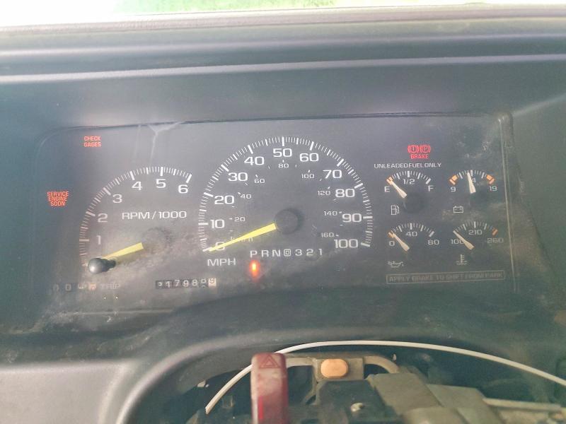 1997 Gmc SIERRA VIN 1GDGC34R8VF043713 COPART salvage auction — MINOR DENT/SCRATCHES, Ca - Dis/Dlr/Exp App For Dup Clean, sold $200 on 2026-07-09 (photo 9)