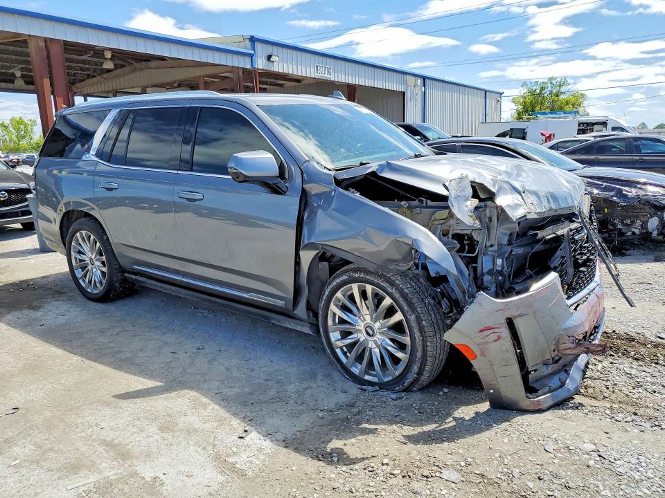 2022 Cadillac Escalade VIN 1GYS4CKL7NR155695 COPART salvage auction — FRONT END, Salvage Title, sold $23,300 on 2026-08-21 (photo 4)