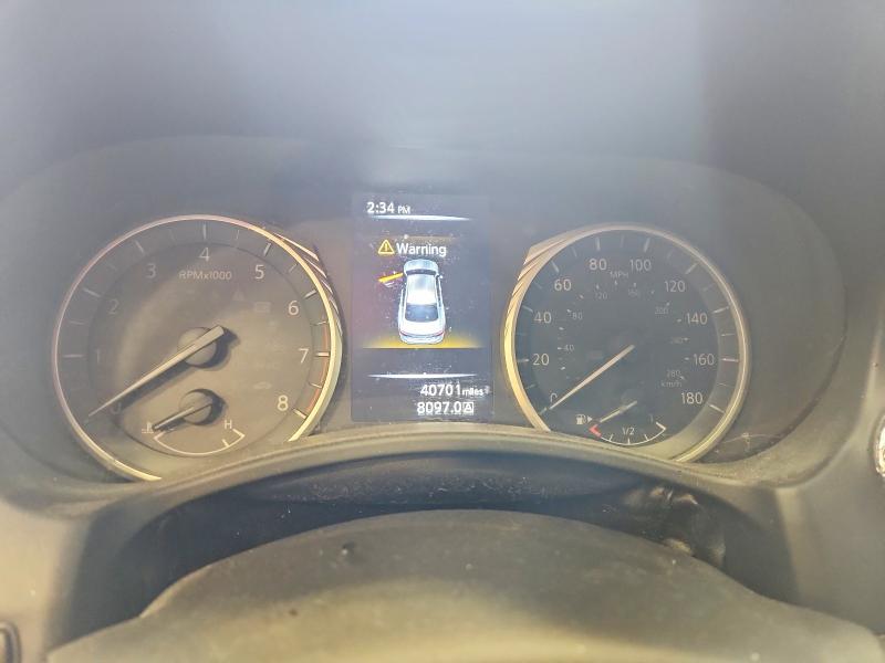 2018 Infiniti Q50 VIN JN1CV7AP8JM241188 COPART salvage auction — VANDALISM, In - Cert Of Title-Salvage Title, sold $250 on 2026-06-29 (photo 9)