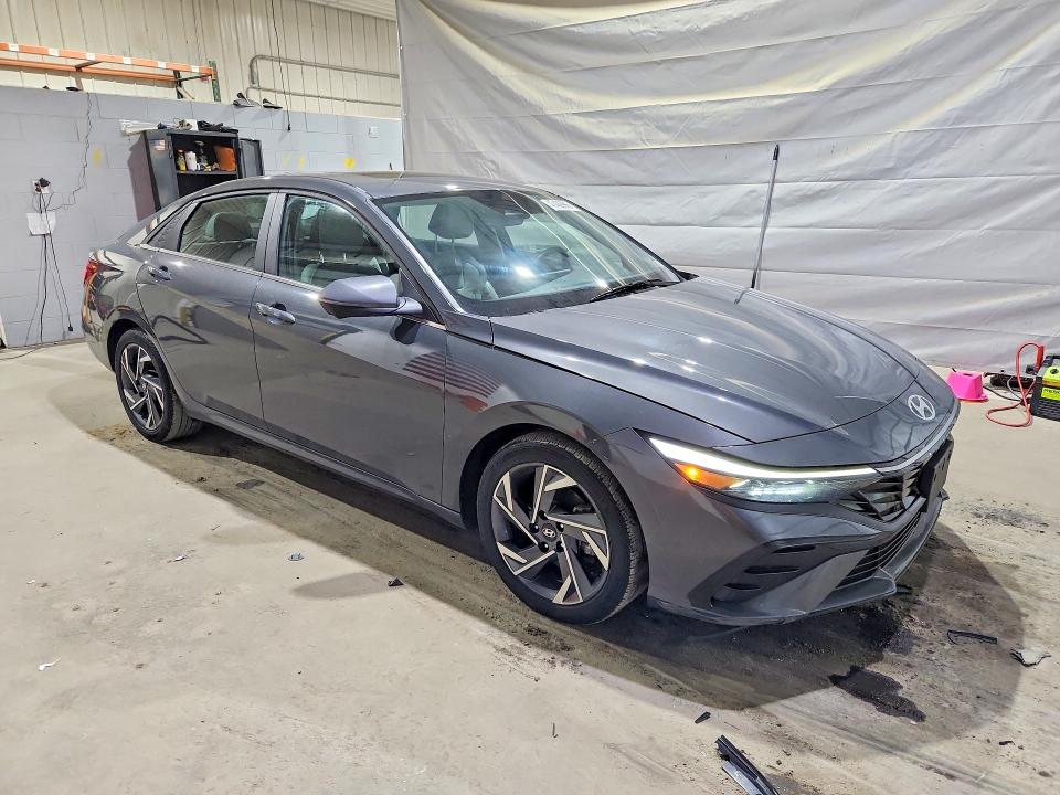 2024 Hyundai Elantra VIN KMHLP4DG7RU658553 COPART salvage auction — SIDE, Nh - Cert Of Title-Salvage, sold $350 on 2026-07-02 (photo 4)