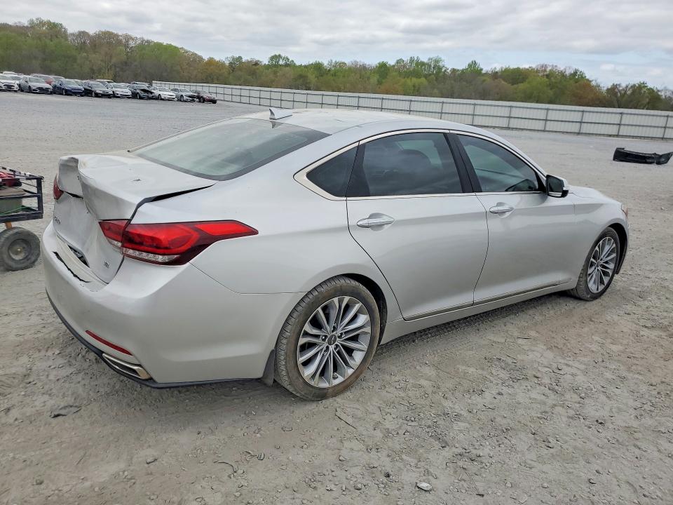 2017 Genesis G80 VIN KMHGN4JE8HU172097 COPART salvage auction — REAR END, Nc - Salvage Certificate Of Title, sold $2,600 on 2026-07-29 (photo 3)