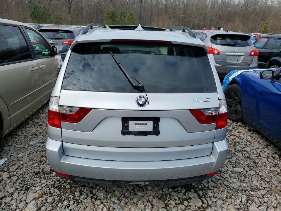 2009 BMW X3 VIN WBXPC93479WJ28905 COPART salvage auction — ROOF, Id - Salvage Certificate Of Title, sold $350 on 2026-07-02 (photo 6)