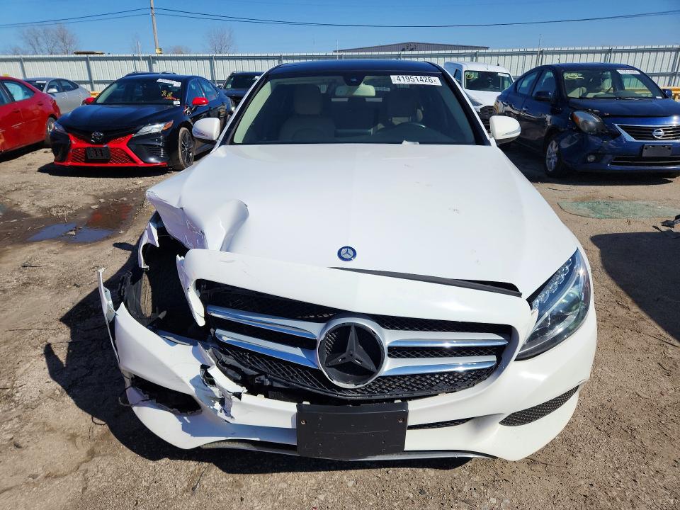 2015 Mercedes-benz C-klasse VIN 55SWF4KB1FU052762 COPART salvage auction — FRONT END, In - Cert Of Title-Salvage Title, sold $775 on 2026-07-27 (photo 5)