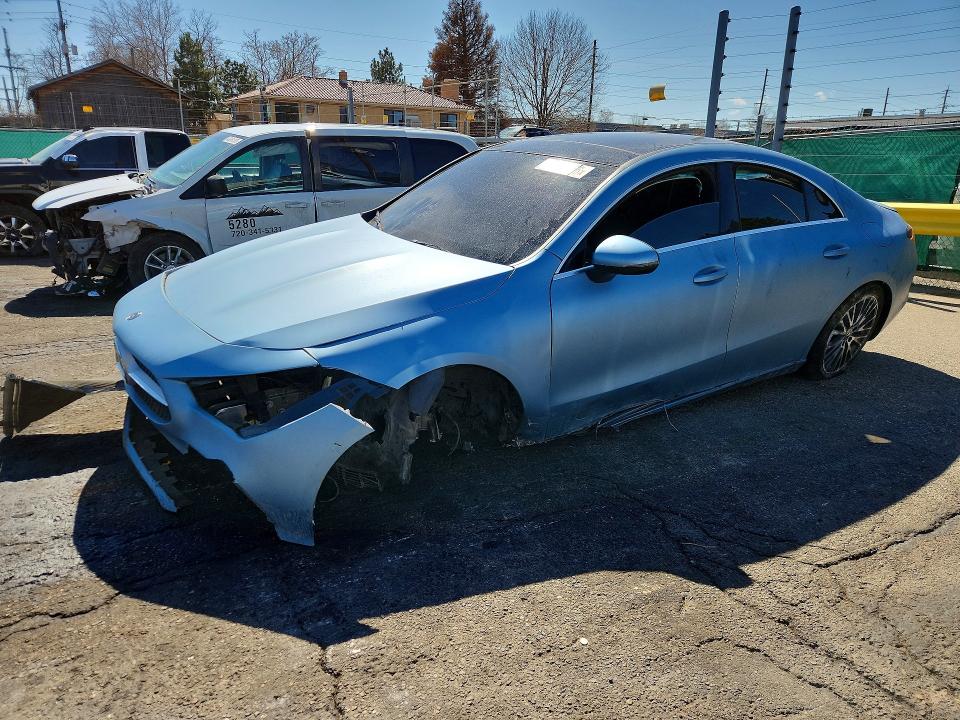 2020 Mercedes-benz Cla-klasse VIN WDD5J4HB6LN072060 COPART salvage auction — FRONT END, CO - SALVAGE TITLE, sold $4,700 on 2026-07-09 (photo 1)
