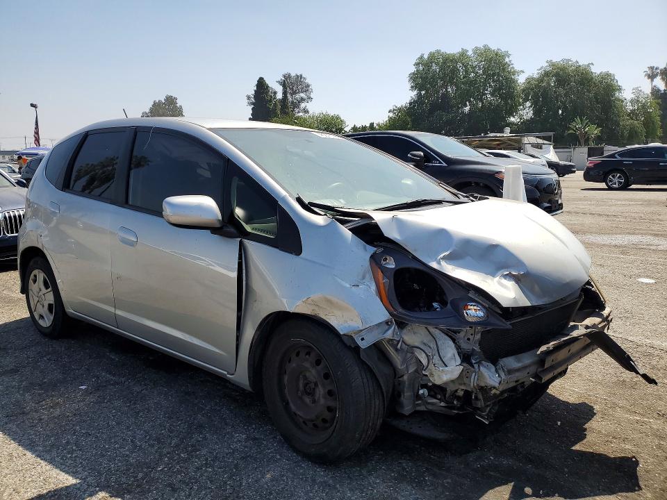 2012 Honda Fit VIN JHMGE8H32CC028705 COPART salvage auction — FRONT END, Ca - Salvage Certificate, sold $80 on 2026-07-28 (photo 4)