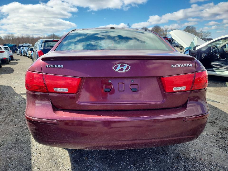 2009 Hyundai Sonata VIN 5NPEU46C79H510610 COPART salvage auction — FRONT END, Ma - Cert Of Title-Salvg Parts Only, sold $125 on 2026-07-29 (photo 6)