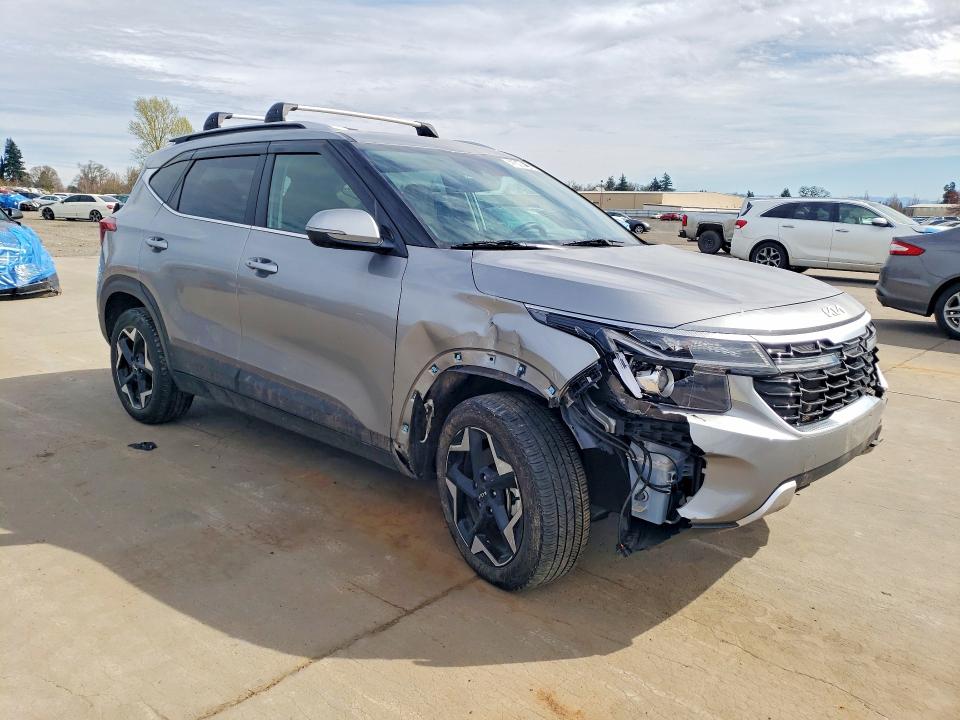 2025 Kia Seltos VIN KNDERCAA5S7687197 COPART salvage auction — FRONT END, Id - Salvage Certificate Of Title, sold $7,200 on 2026-07-13 (photo 4)
