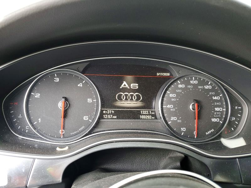 2014 Audi A6 VIN WAUHMAFC6EN078840 COPART salvage auction — FRONT END, OH - CERT OF TITLE-SALVAGE, sold $1,000 on 2026-07-10 (photo 9)