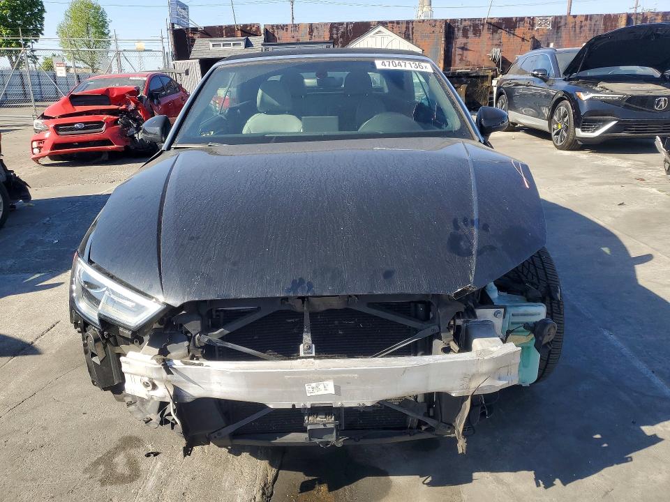 2017 Audi A3 VIN WAU78LFF6H1056760 COPART salvage auction — FRONT END, Salvage Title, sold $2,500 on 2026-07-17 (photo 5)