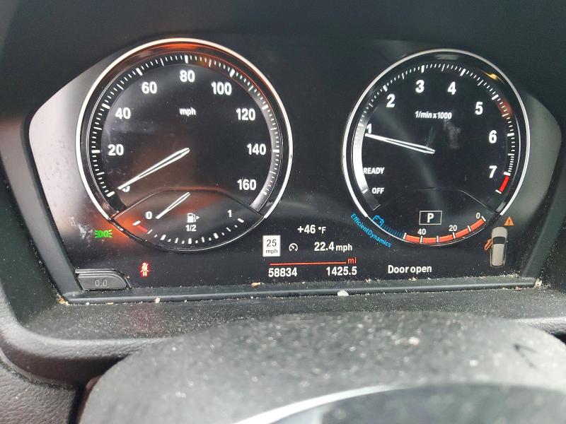 2019 BMW X1 VIN WBXHT3C53K5L36236 COPART salvage auction — FRONT END, Nj - Cert Of Title-Salvage, sold $6,300 on 2026-07-20 (photo 9)