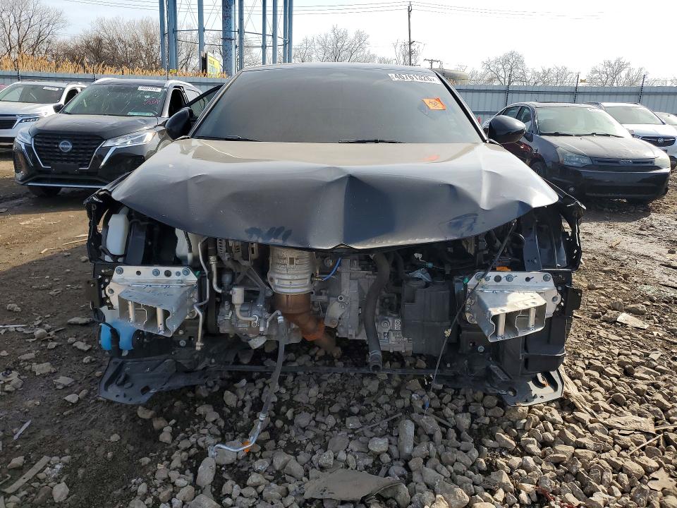 2022 Honda Civic VIN 2HGFE2F53NH592217 COPART salvage auction — FRONT END, Il - Salvage Certificate, sold $3,900 on 2026-07-03 (photo 5)