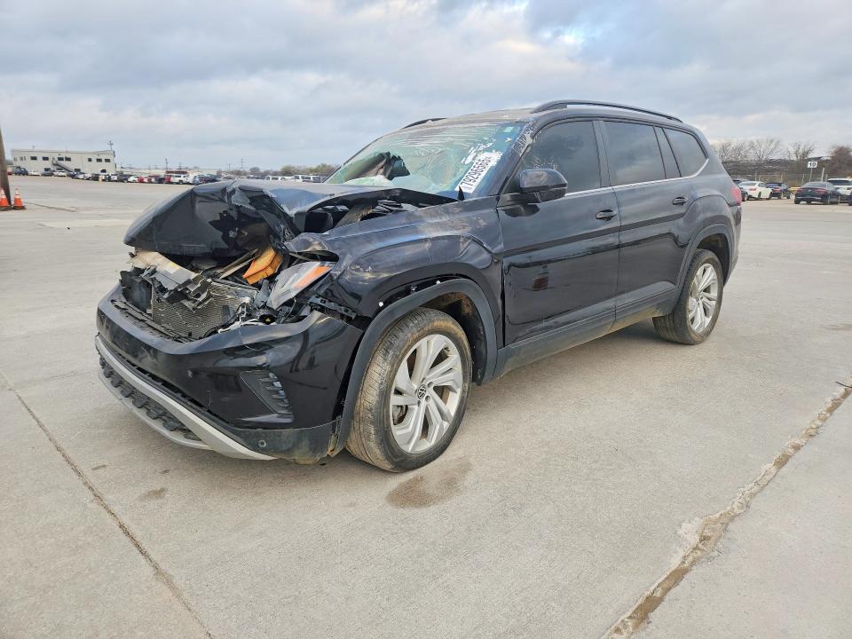 2021 Volkswagen Atlas VIN 1V2WR2CA9MC608750 COPART salvage auction — FRONT END, Ok - Cert Of Title-Salvage (P), sold $5,900 on 2026-07-09 (photo 1)
