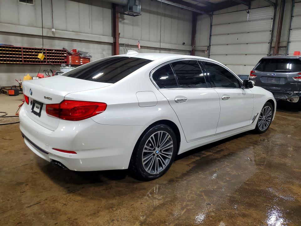 2018 BMW 5er VIN WBAJE7C5XJWC57526 COPART salvage auction — FRONT END, Ny - Mv-907A Salvage Certificate, sold $10,300 on 2026-07-07 (photo 3)