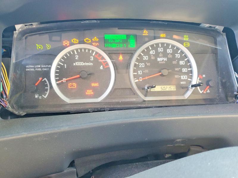 2022 Isuzu Npr VIN JALC4W16XN7K00808 COPART salvage auction — FRONT END, Ca - Salvage Certificate, sold $5,700 on 2026-07-13 (photo 9)