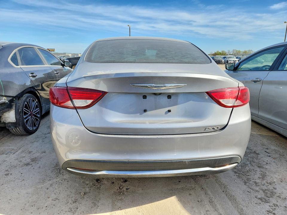 2016 Chrysler 200 VIN 1C3CCCAB1GN128884 COPART salvage auction — REAR END, Tx - Certificate Of Title, sold $775 on 2026-07-29 (photo 6)