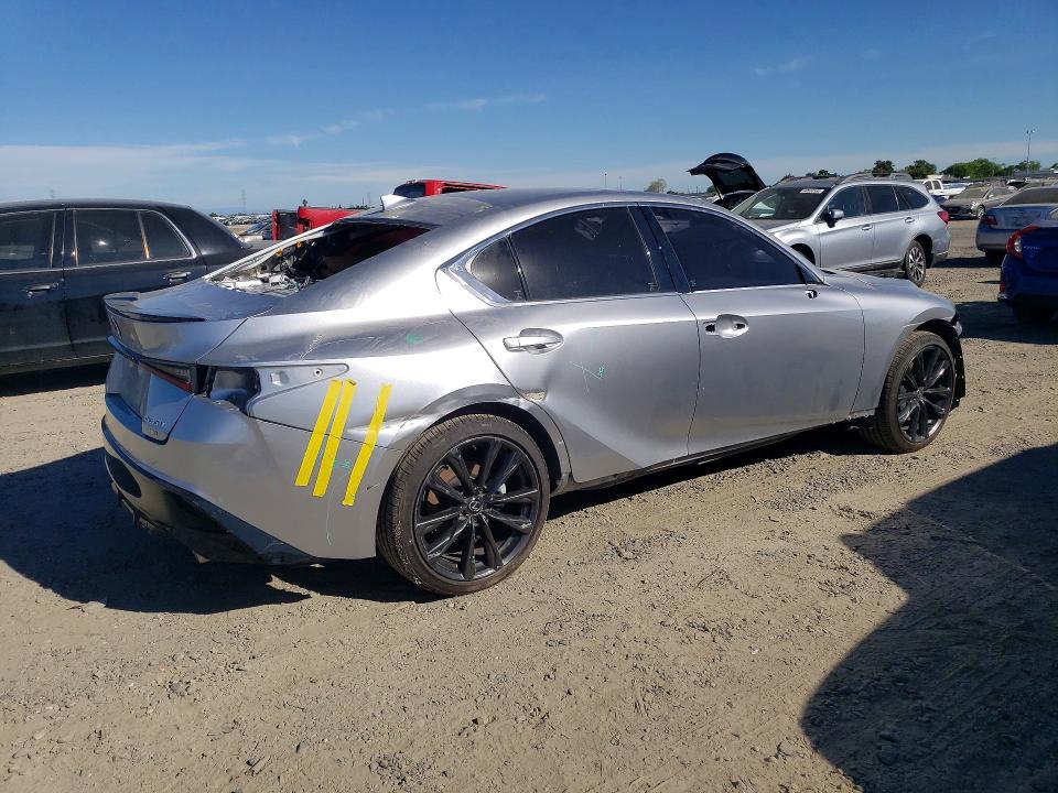2024 Lexus Is 350 VIN JTHBZ1E29R5037125 COPART salvage auction — STRIPPED, Ky - Cert Of Title-Salvage, sold $15,700 on 2026-07-09 (photo 3)