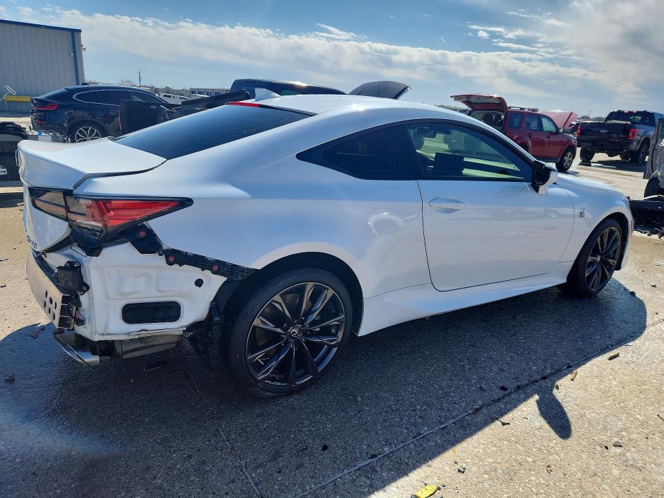 2023 Lexus Rc VIN JTHGZ5BCXP5026545 COPART salvage auction — REAR END, Tx - Certificate Of Title, sold $14,100 on 2026-09-01 (photo 3)