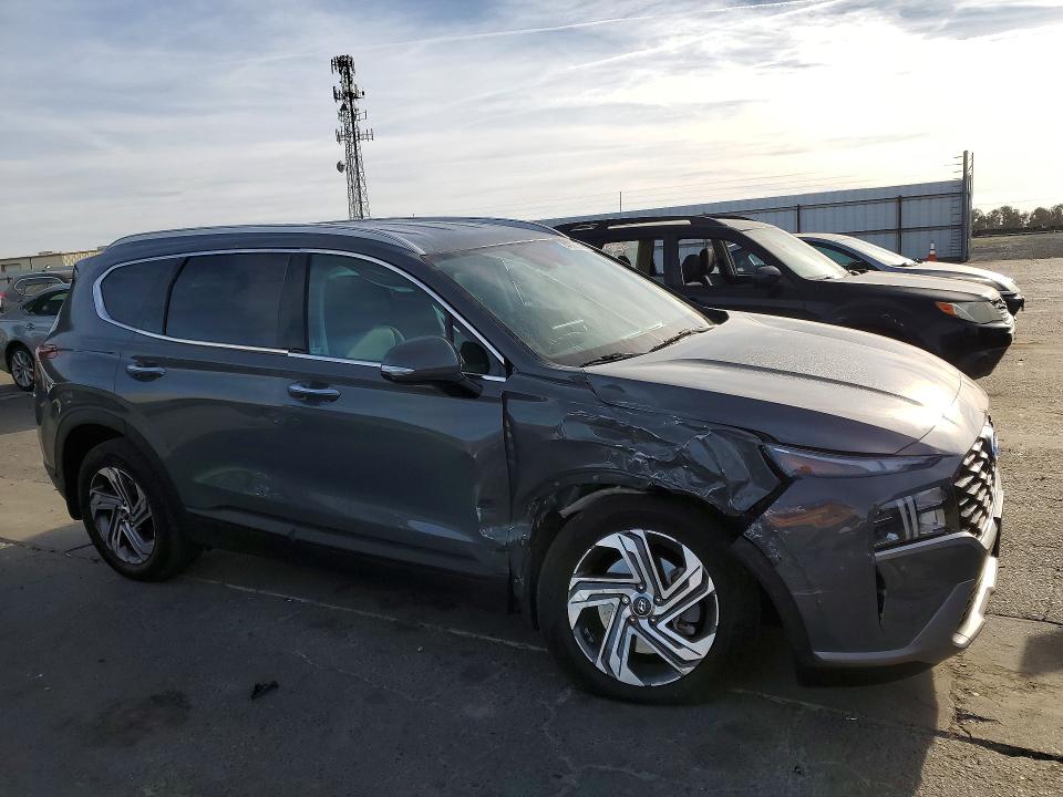 2023 Hyundai Santa fe VIN 5NMS24AJ0PH623629 COPART salvage auction — FRONT END, Ca - Salvage Certificate, sold $6,900 on 2026-07-02 (photo 4)