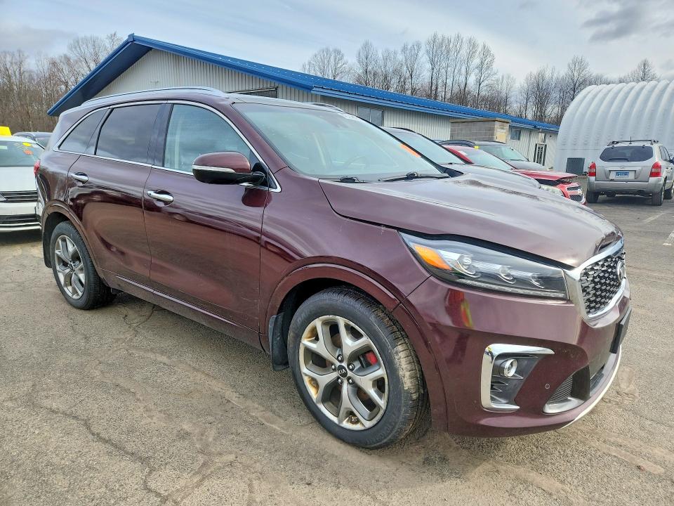 2019 Kia Sorento VIN 5XYPKDA59KG506787 COPART salvage auction — FRONT END, Wv - Certificate Of Title, sold $3,800 on 2026-07-03 (photo 4)